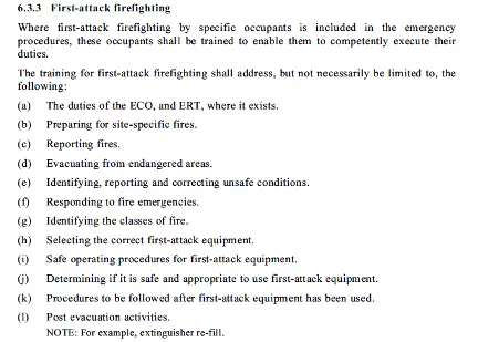 First Attack Fire Fighting